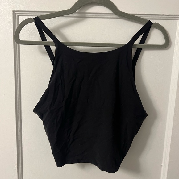 Athleta Black Cropped Tank - Picture 1 of 2